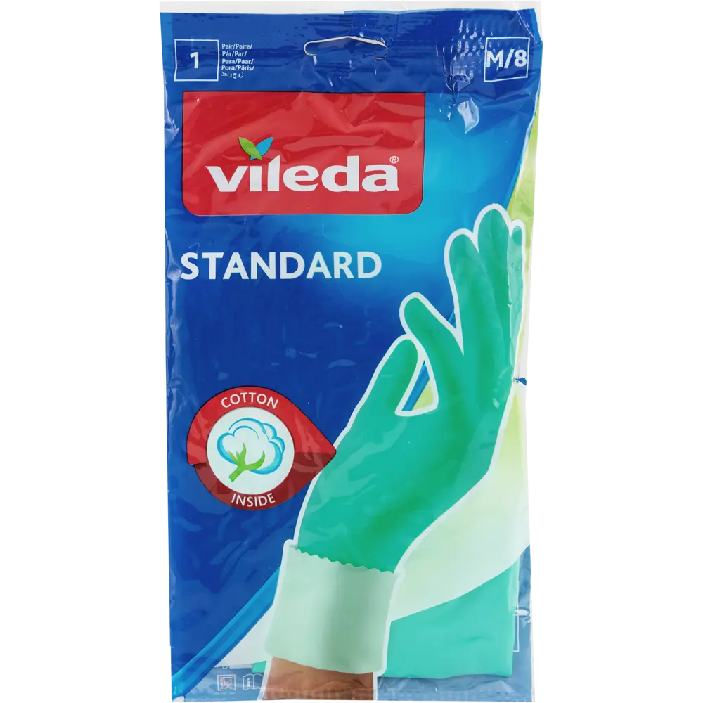 Перчатки Виледа «Стандарт» размер M VILEDA STLM-2026510 - Вид №2