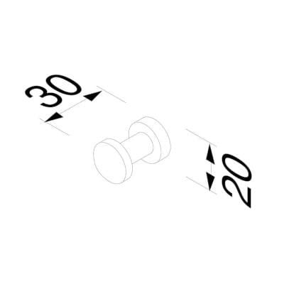 Металлическая вешалка для полотенец Geesa Nemox ARCH-00122849 - Вид №4