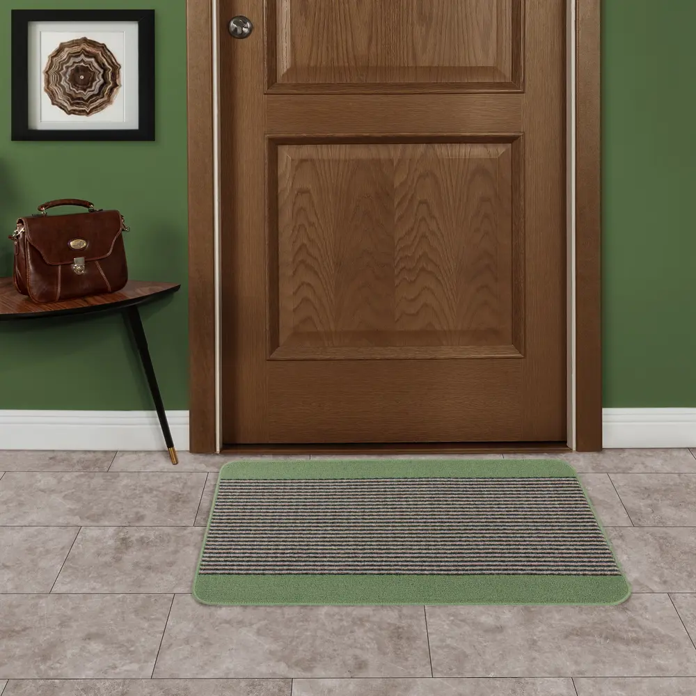 Коврик Santreyd Derby - зеленый акцент для современного интерьера 50x80 см 85565575 STLM-0063895