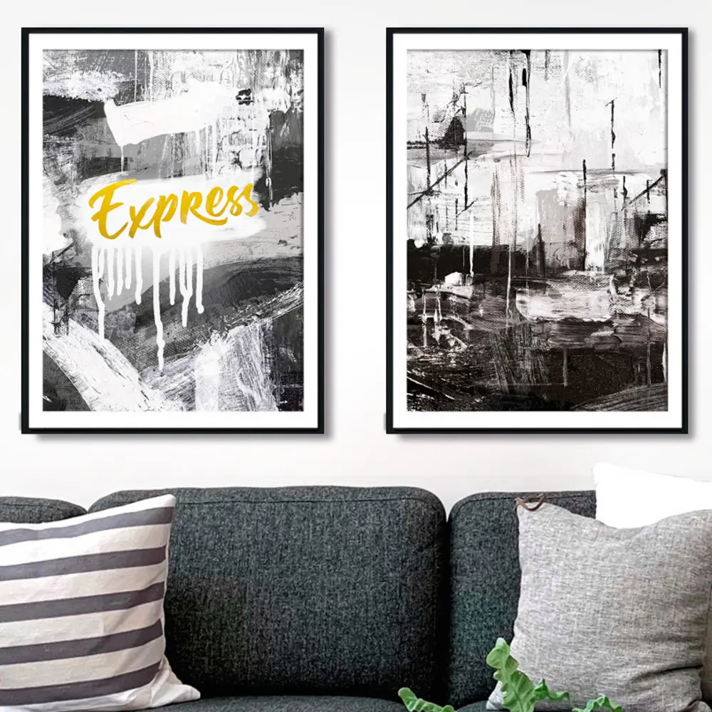 Постер Монохром 39x49 см 2 шт АРТ ДИЗАЙН STLM-2084619