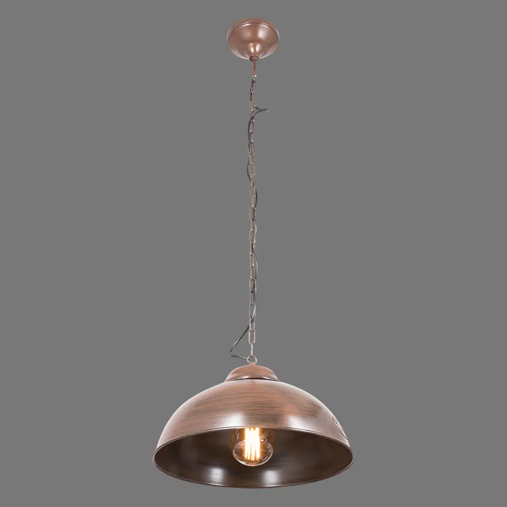 Подвесной светильник Eglo Truro-2 1хE27x60 Вт цвет коричневый антик Maytoni STLM-2169904 - Вид №2