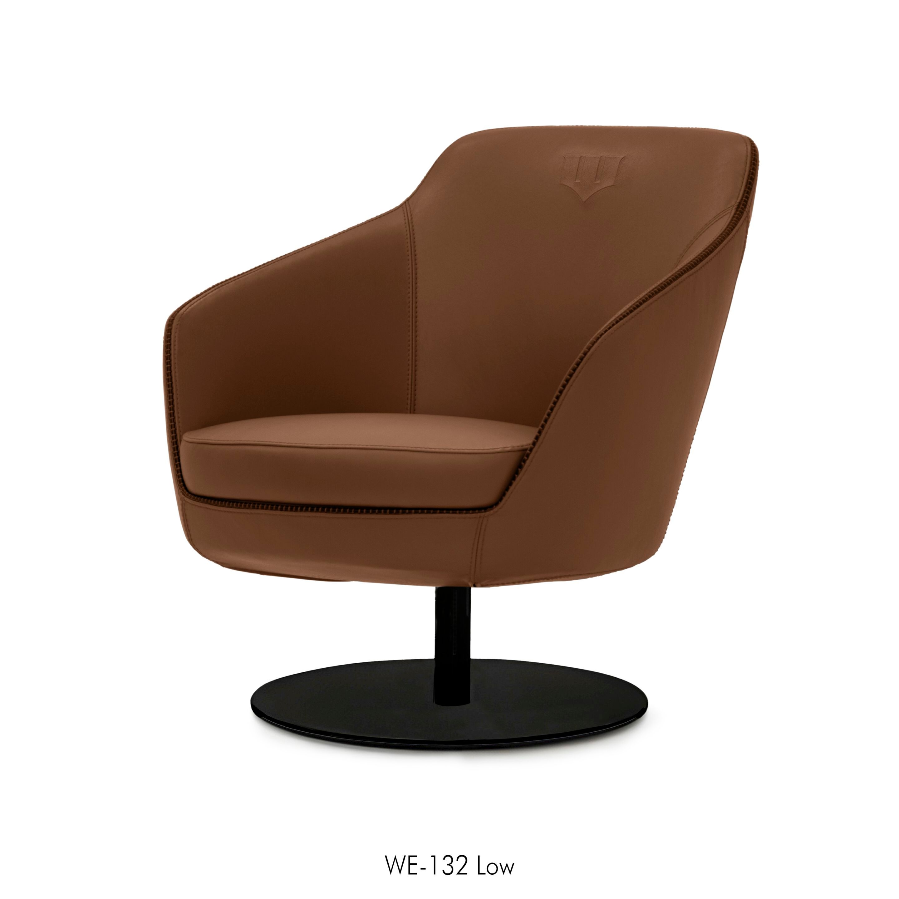 Кожаное кресло с подлокотниками Wayne Enterprises Home Collection WE-131 LOW ARCH-00053785