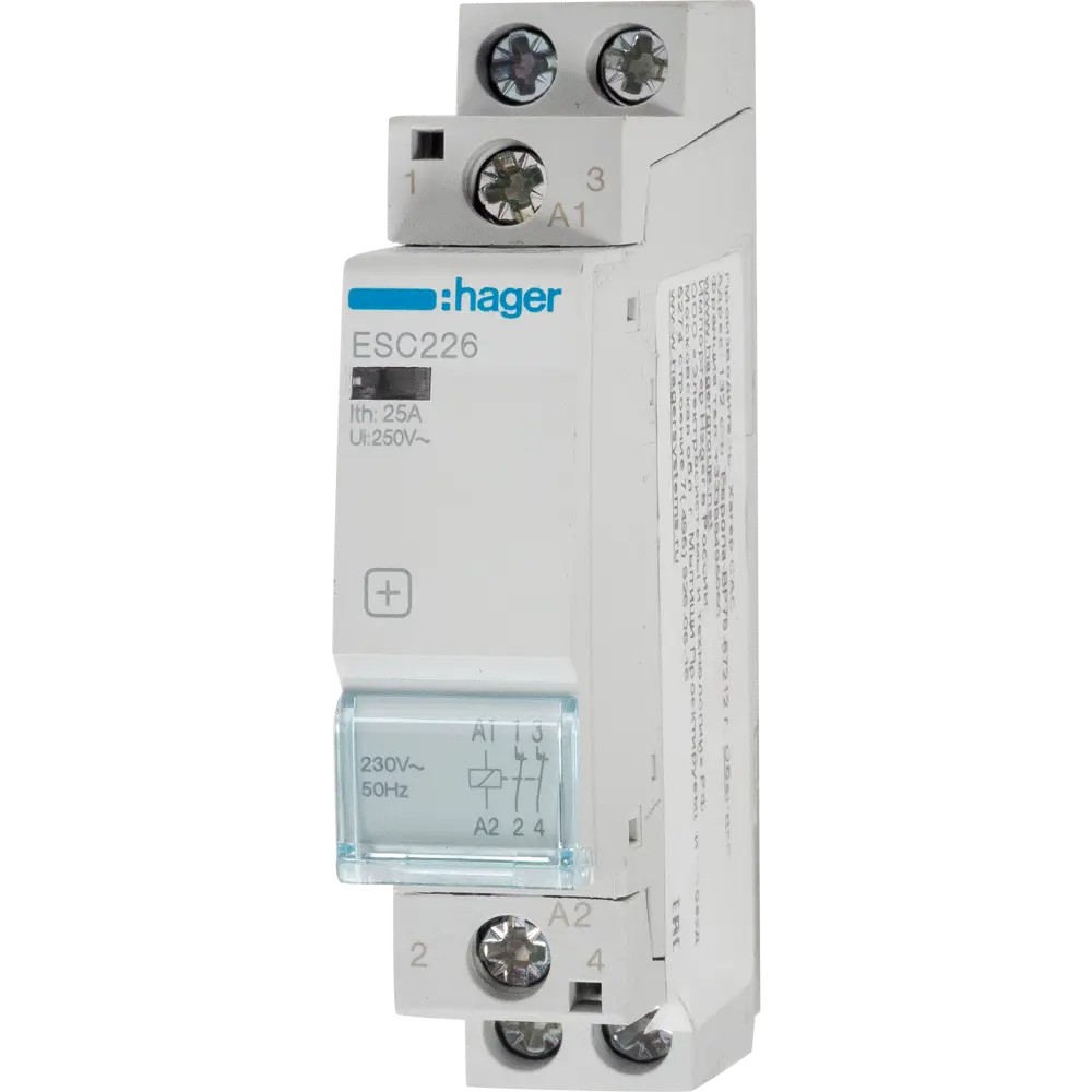 Контактор Hager ESC226 25 A STLM-2111166