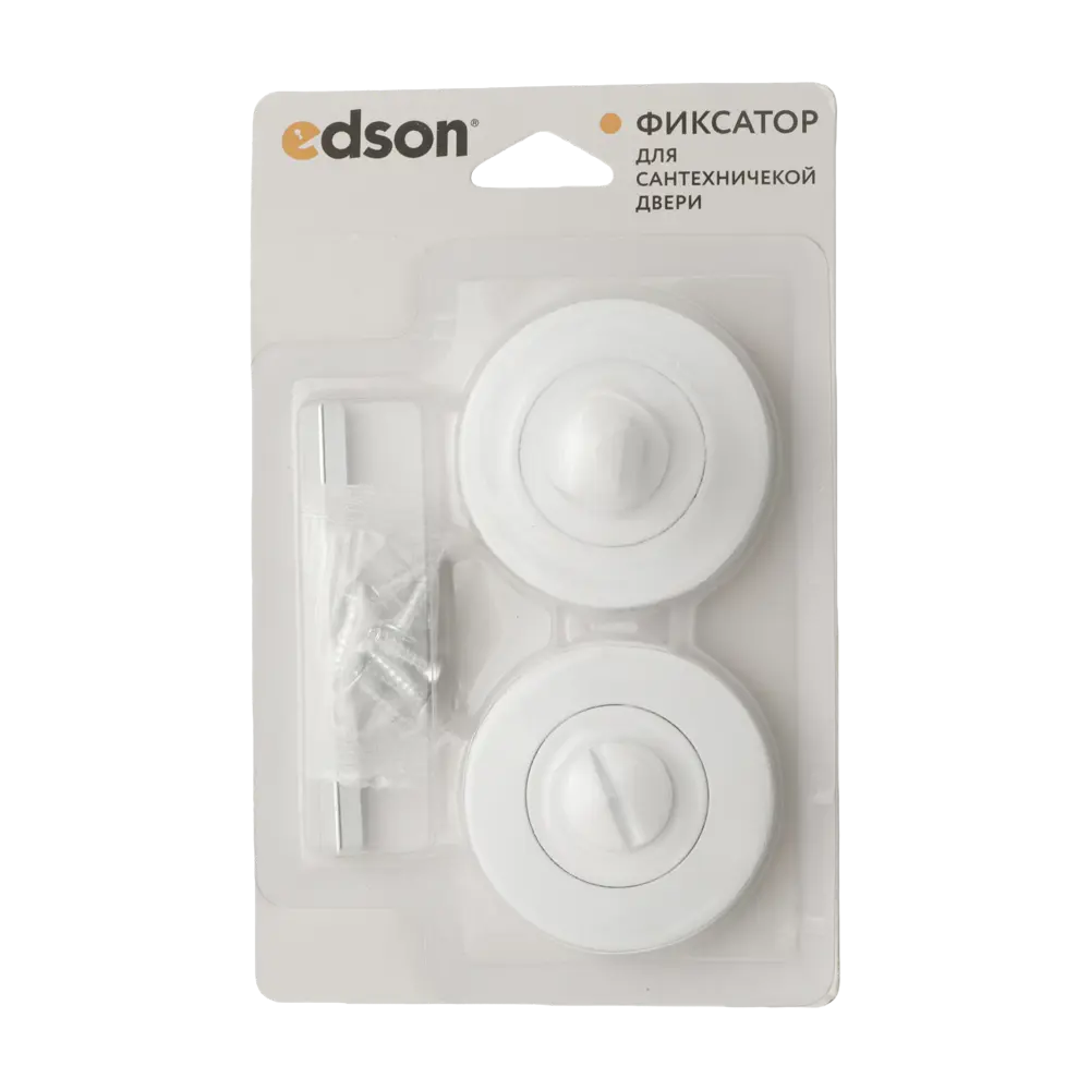 Завертка дверная Edson EDS-WC-R0 нержавеющая сталь цвет белый STLM-2030284 - Вид №2