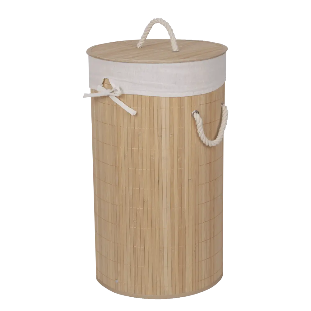Корзина для белья Sensea Bamboo 60 л цвет бамбук STLM-2092991 - Вид №6