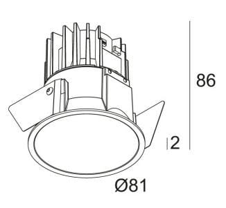 Утопленный металлический светодиодный наружный прожектор Deltalight Deep Ringo ARCH-00079517 - Вид №3