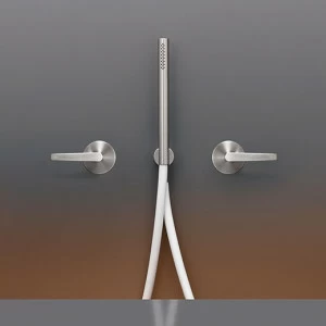 Настенный 2 прогрессивные смесители, установленные для ванной / душа с цилиндрическим ручным душем диаметр 18 мм  FLG40 CEADESIGN