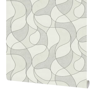 Обои флизелиновые Московская Обойная Фабрика Дюссо черно-белые 4262-1