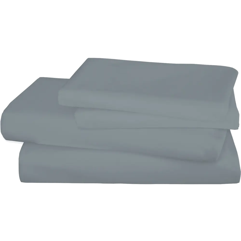 Наволочка 70х70 см сатин цвет серо-голубой Santreyd STLM-2067400