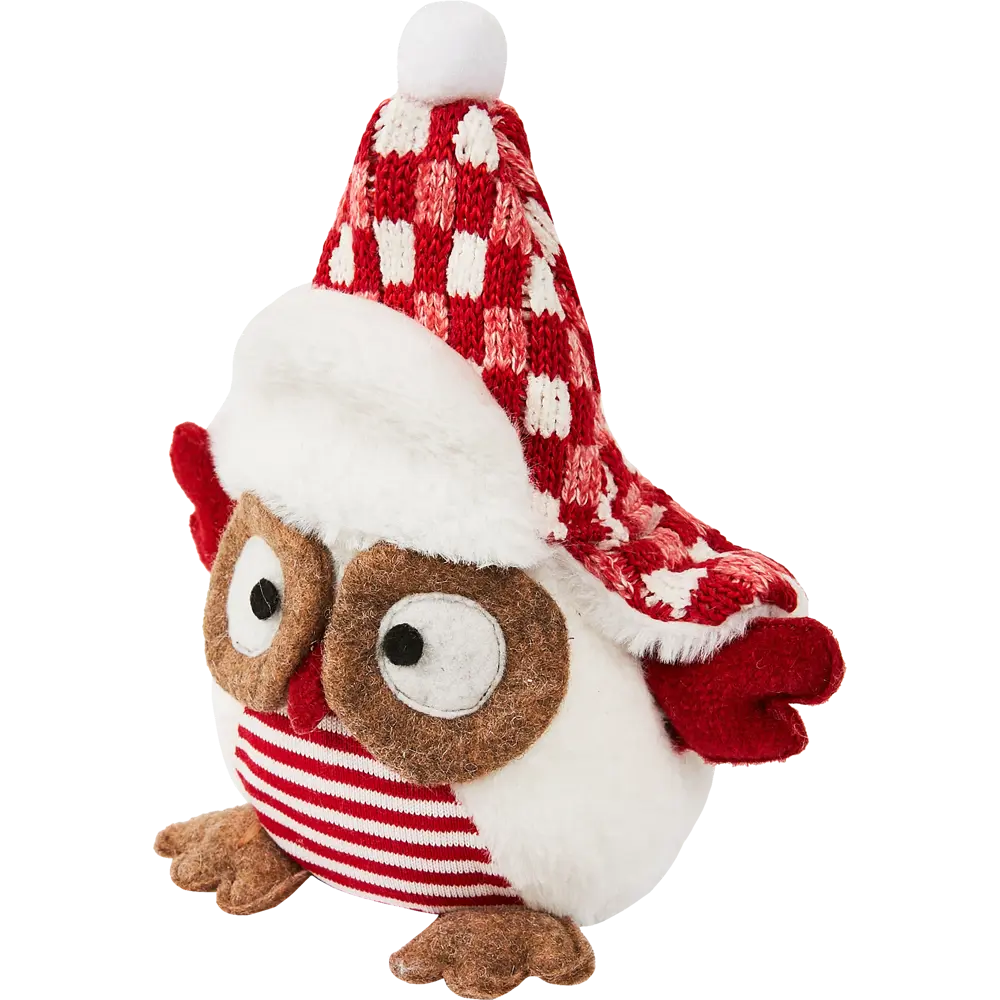 87033244 Декоративное украшение Сова 22.5 см цвет красный STLM-0956962 Santreyd  - Вид №3