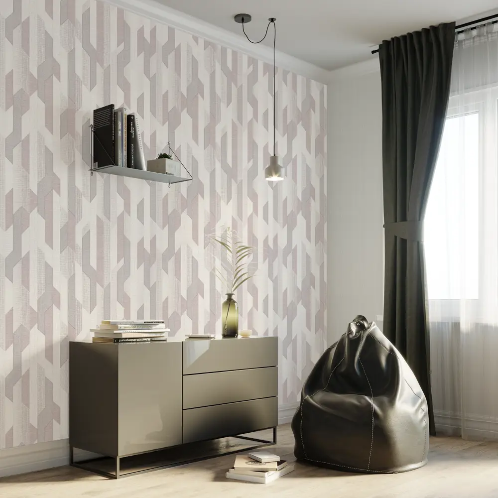 Обои флизелиновые Home Color Tact бежевые 1.06 м HC31137-22 STLM-2046399 - Вид №3