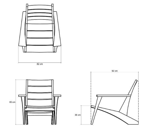 Стул из тикового дерева KARPENTER Idle Moose ARCH-00131129 - Вид №7