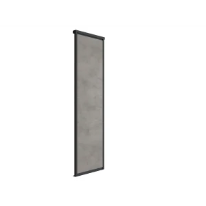 Раздвижная дверь SPACEO для шкафа-купе с зеркалом и бетонной фактурой 86353864