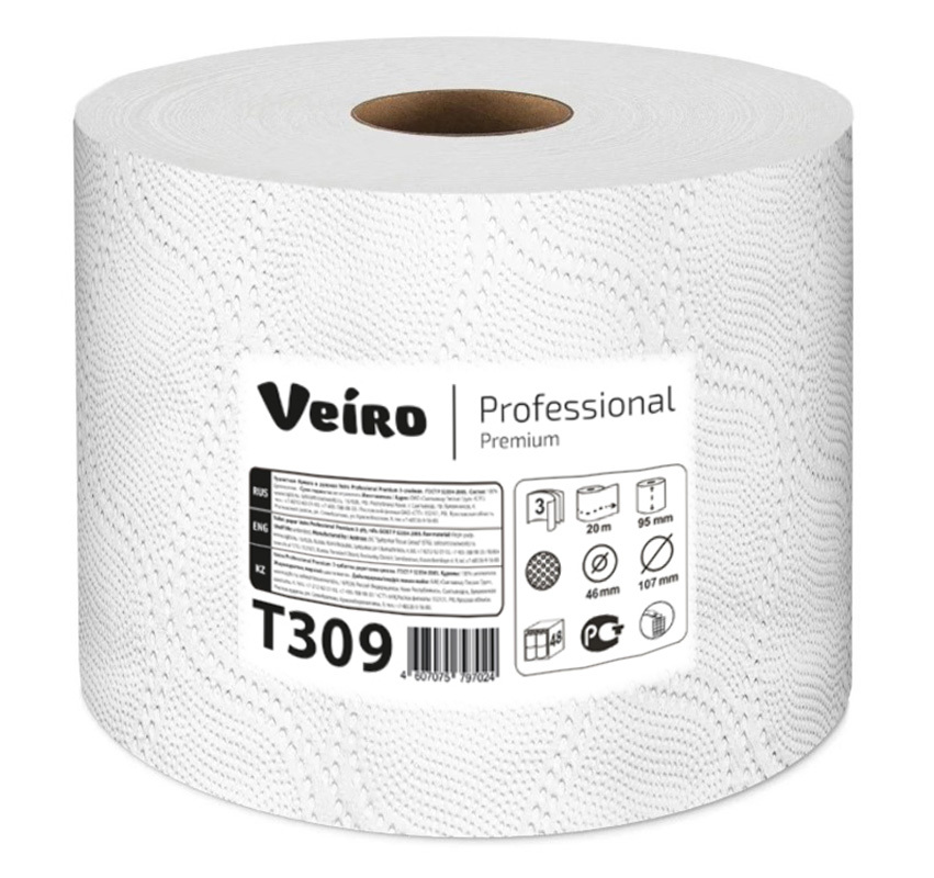 91051980 Туалетная бумага Professional T309 48 рулонов STLM-0458314 VEIRO