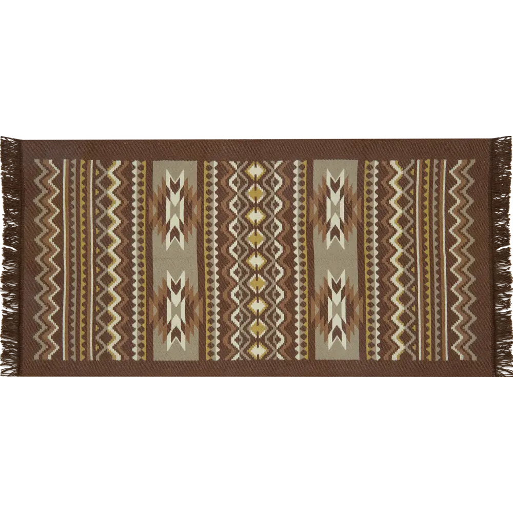 CTIM Килим 1914 D - коричневый акриловый коврик с геометрическим узором 83518784 STLM-1021491 - Вид №1