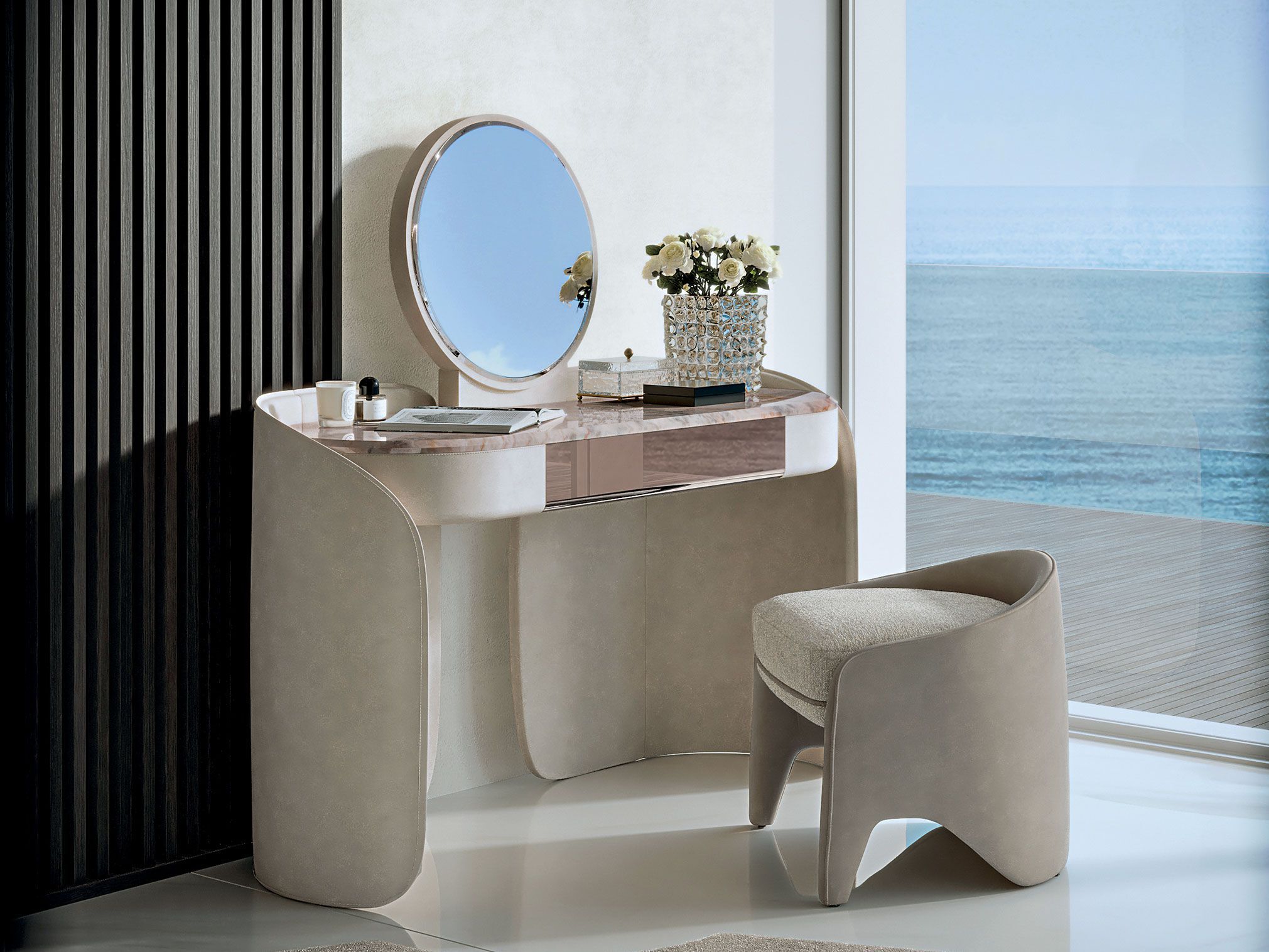 Мобильный туалетный столик Longhi Blooming ARCH-00119790