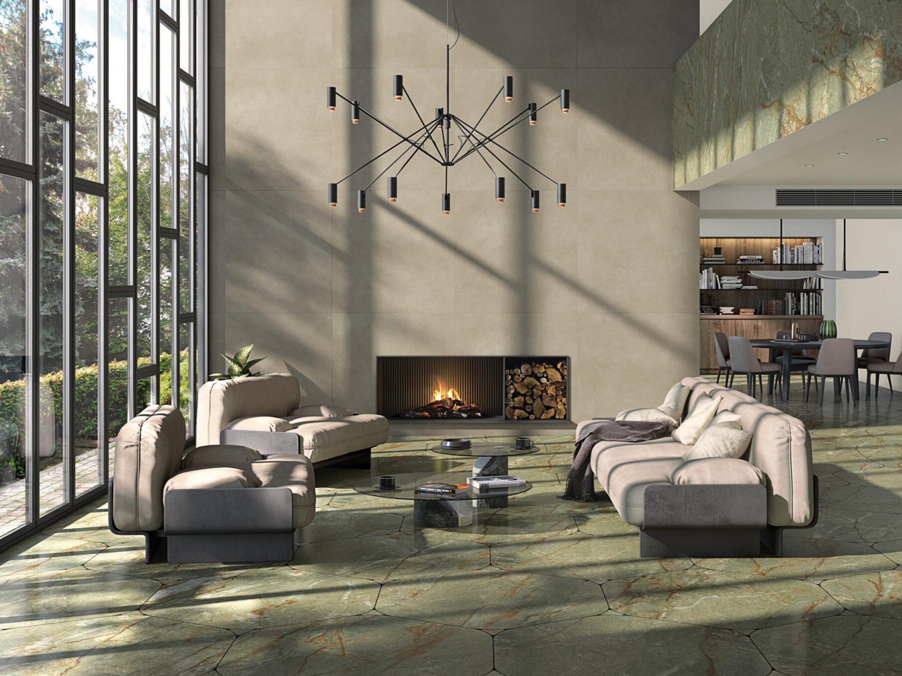 Пол / керамогранит с эффектом цемента VIVES TANDEM ARCH-00150704 - Вид №2