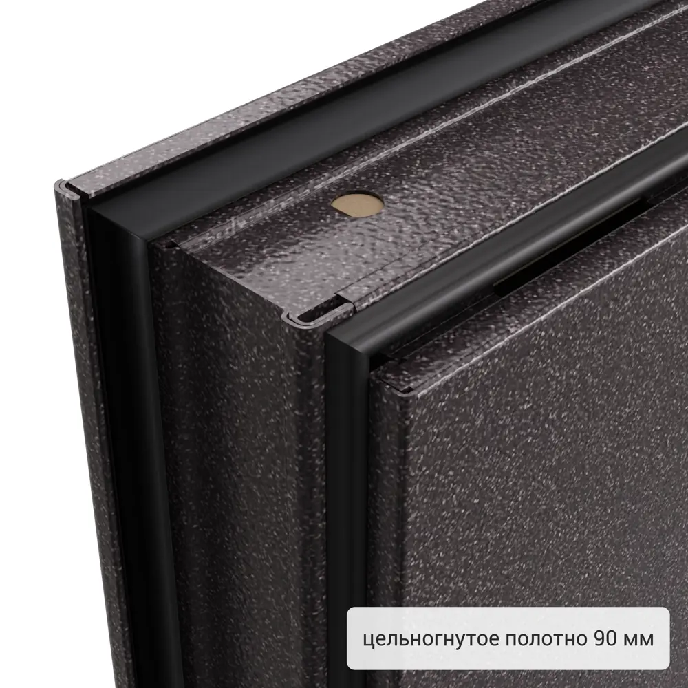 Дверь входная металлическая Денвер 950x2050 мм левая. цвет коричневый TOREX STLM-2200070 - Вид №11