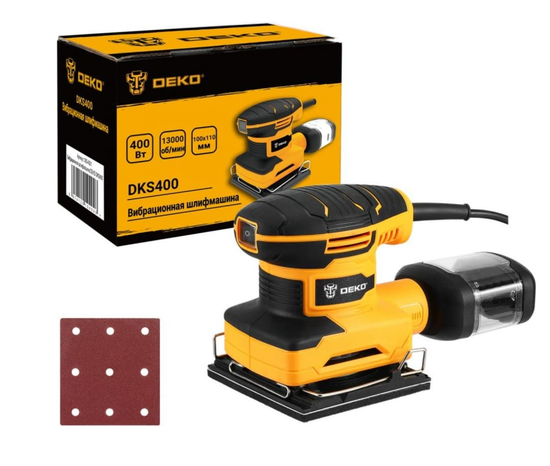 Виброшлифовальная машина DEKO DKS400 063-4321 5452282 STDN-0020427 - Вид №2