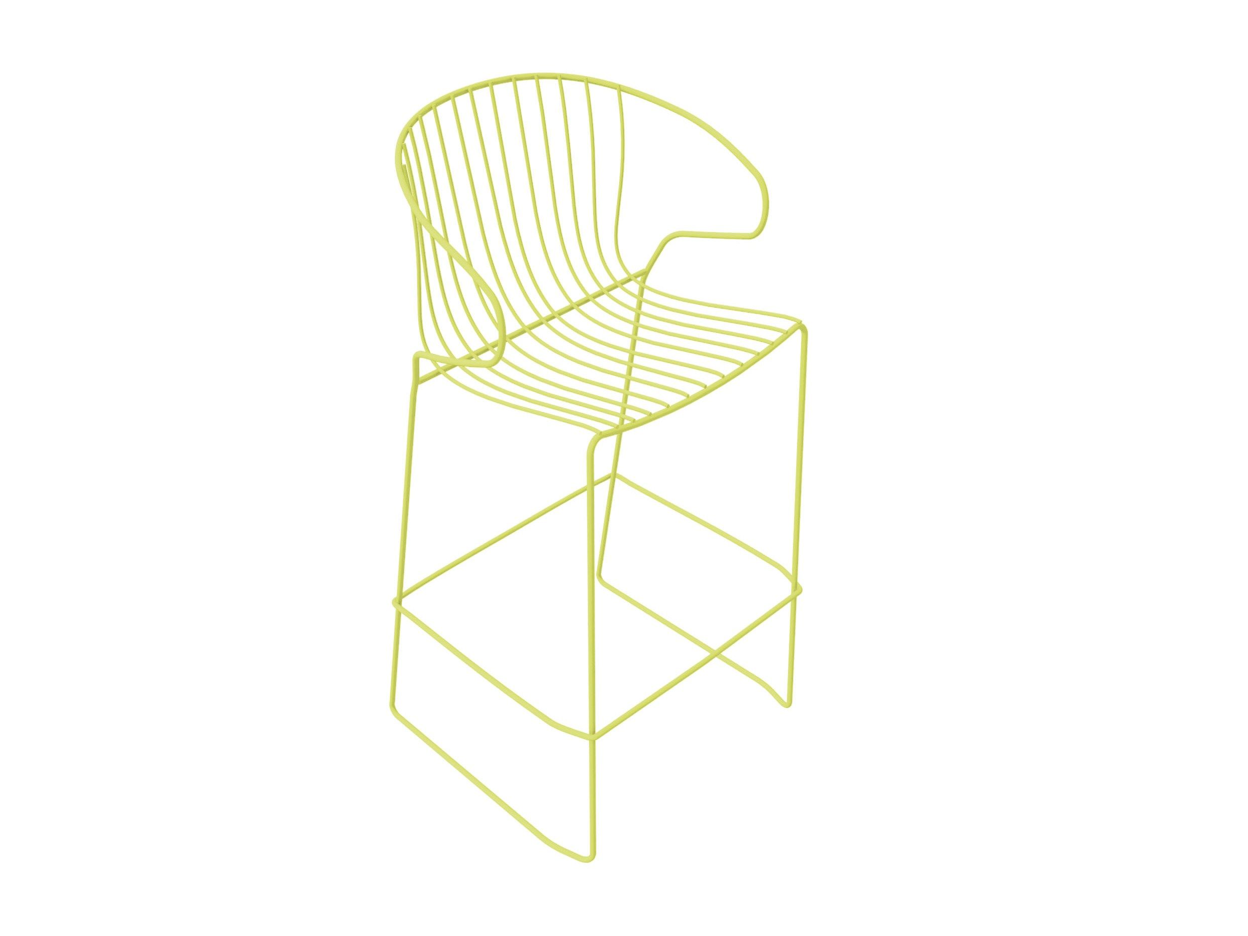 Стальной садовый стул с подлокотниками iSimar Bolonia ARCH-00047054 - Вид №27