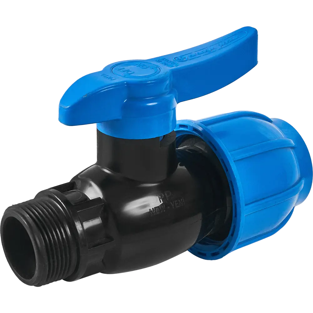 Шаровой кран Политэк 1 1/4" для систем водоснабжения 82382752 STLM-0808102