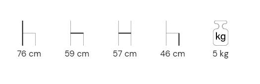 Штабелируемый садовый стул с подлокотниками DRIGANI Drop ARCH-00044870 - Вид №25