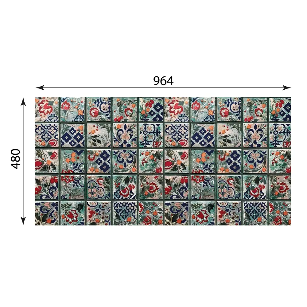 GRACE Византия — декоративная стеновая панель ПВХ с ярким орнаментом 89380914 STLM-1444711 - Вид №4