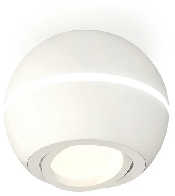 91613709 Светильник точечный накладной Ambrella light Xs1101020 2 м² цвет белый STLM-0912203