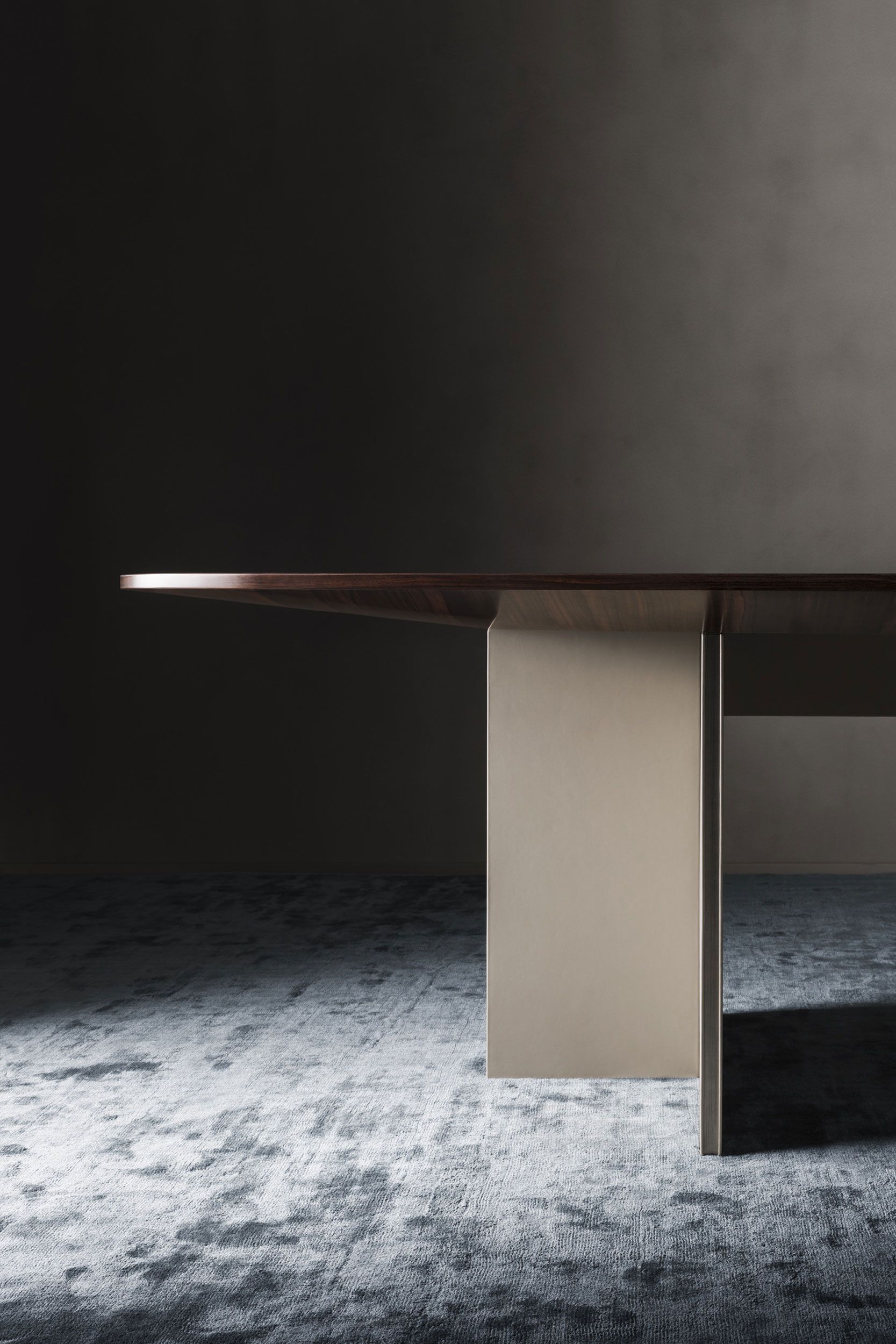 Эвкалиптовый стол с кожаной обивкой OAK Metronome ARCH-00125161 - Вид №9