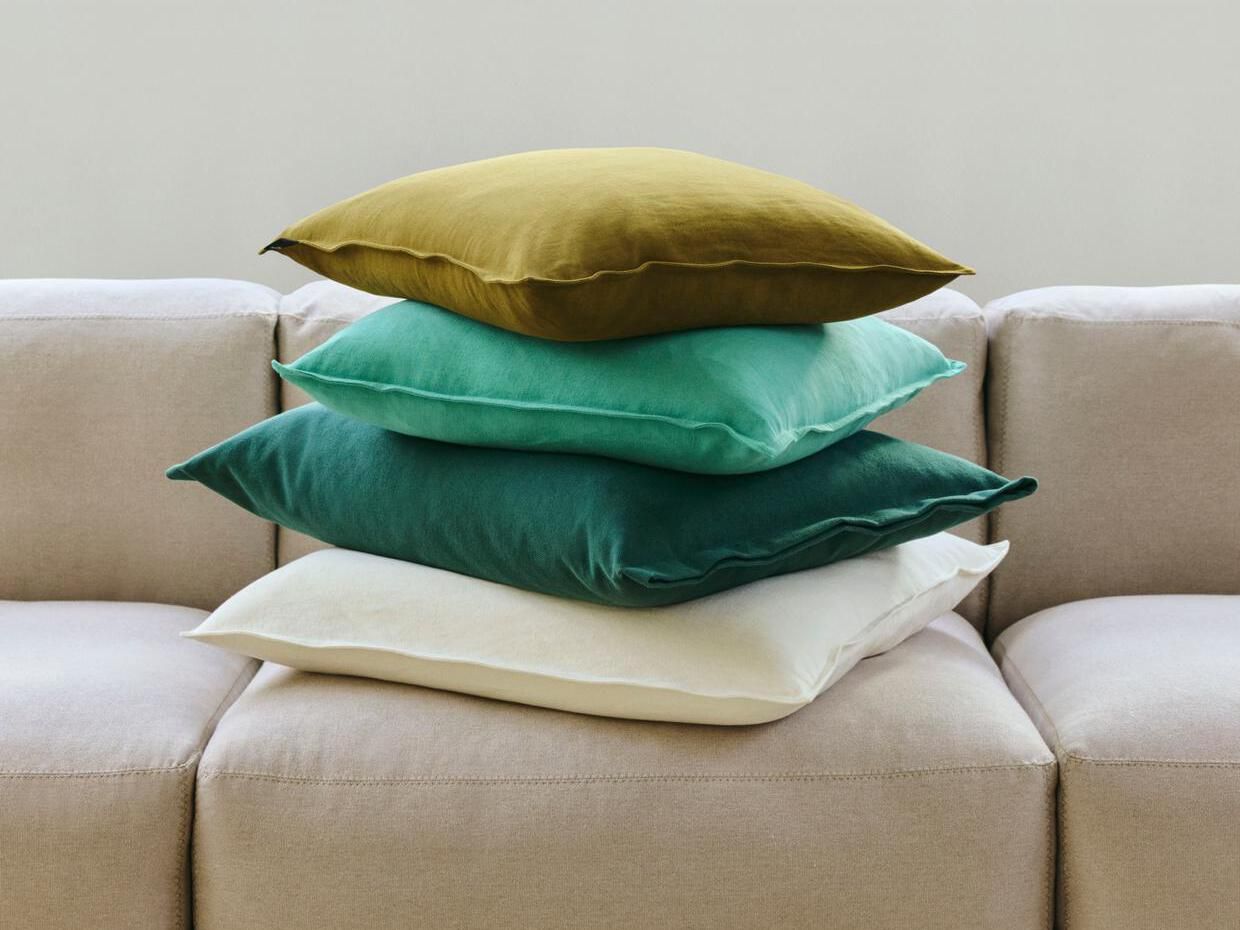 Льняная однотонная наволочка Hay LINEN ARCH-00063070 - Вид №3