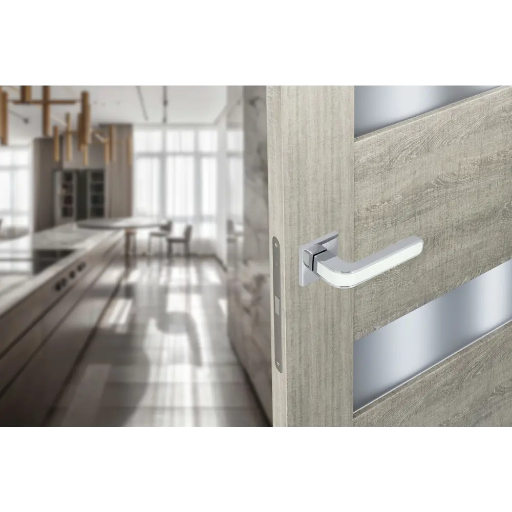 Дверные ручки EDSON для межкомнатных дверей в стиле хром 85168443 STLM-0059328 - Вид №5