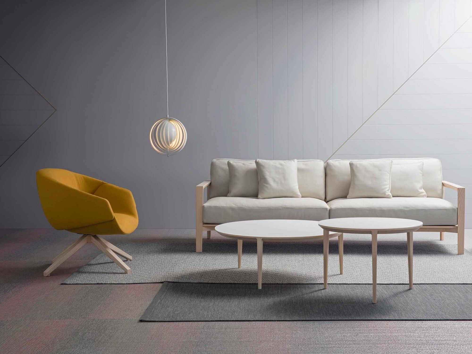 Тканевое вращающееся кресло с подлокотниками SP01 ARCH-00109754 - Вид №1