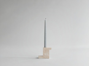 Подсвечник из известняка