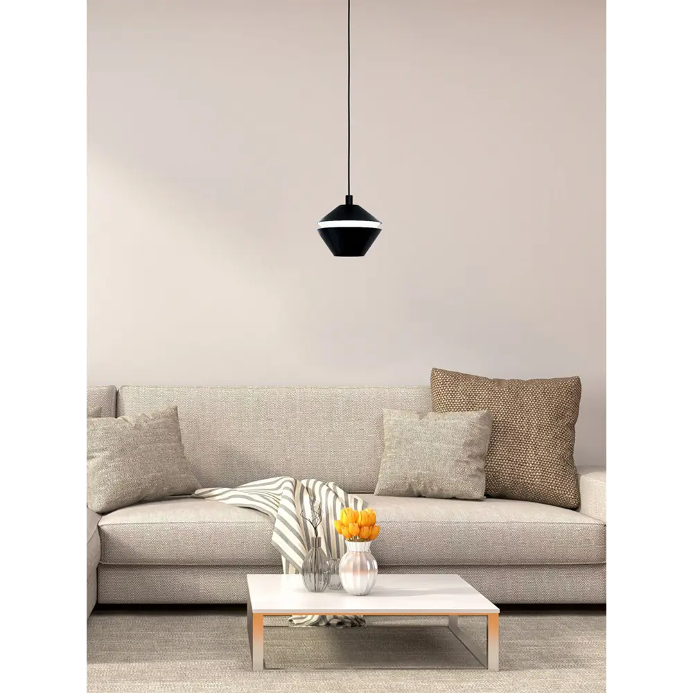 Светильник подвесной Perpigo 2.5 м² цвет черный Eglo STLM-2202635 - Вид №9