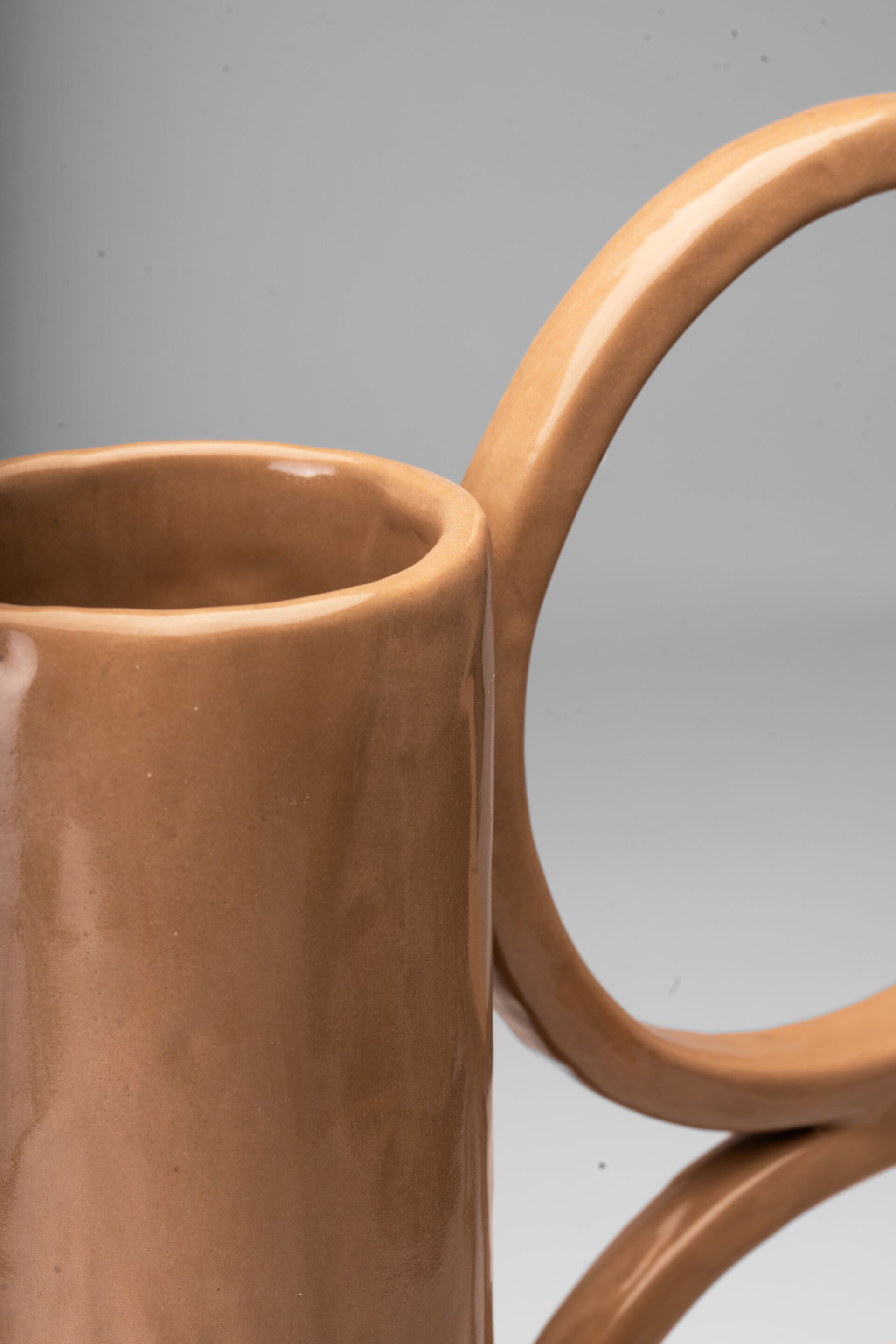 Керамическая ваза ручной работы Paolo Santangelo картезианская ARCH-00152890 - Вид №3