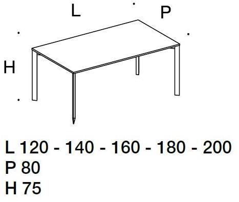 Citterio Прямоугольный рабочий стол Shard sun-id-1375891 - Вид №1