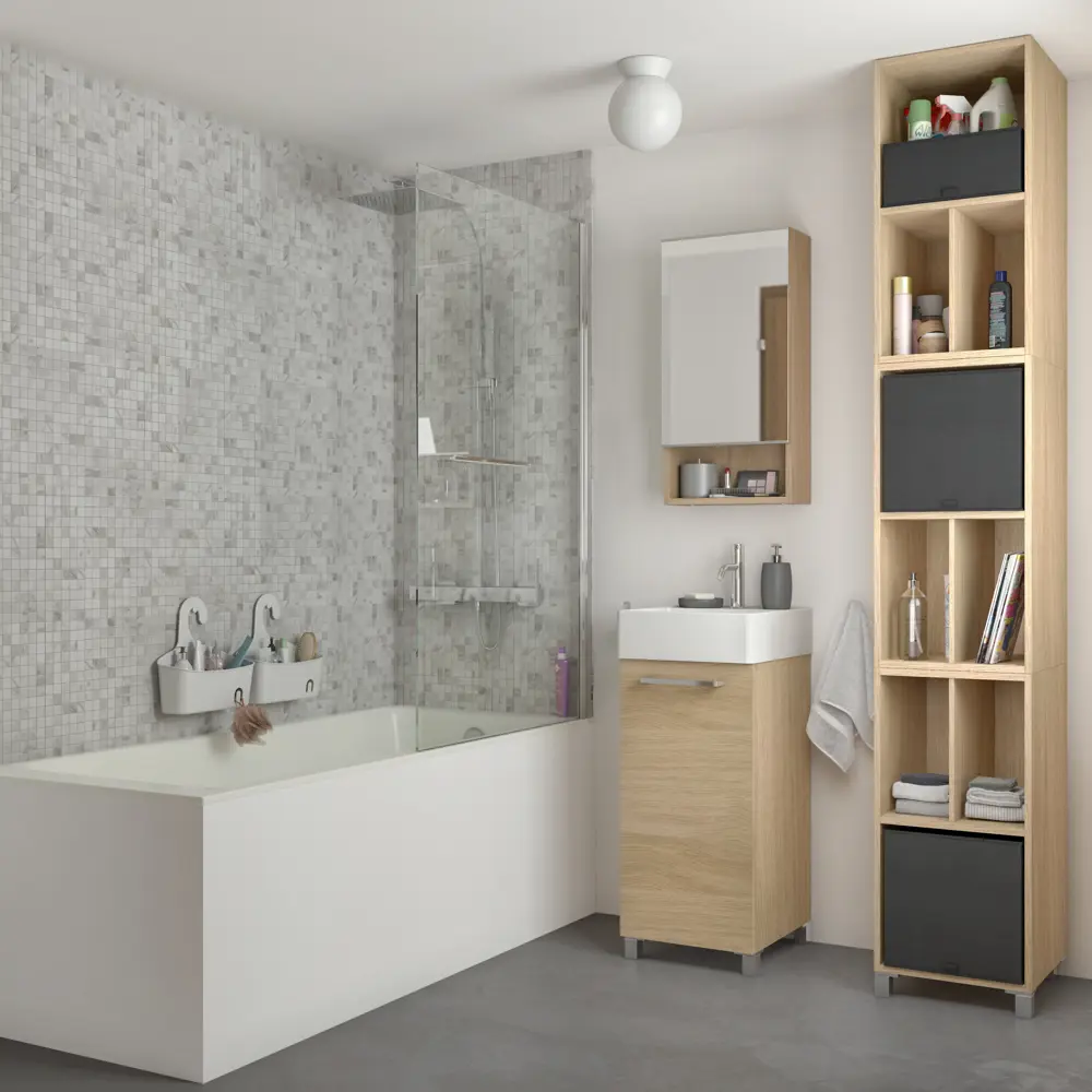 Раковина накладная квадратная Easy 37 см SENSEA STLM-2051053 - Вид №9