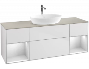 Villeroy&Boch Тумба под раковину Прямоугольная версия F863MTMT Finion White Matt Lacquer