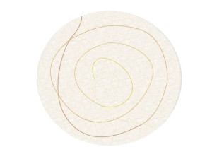 Круглый ковер ручной работы