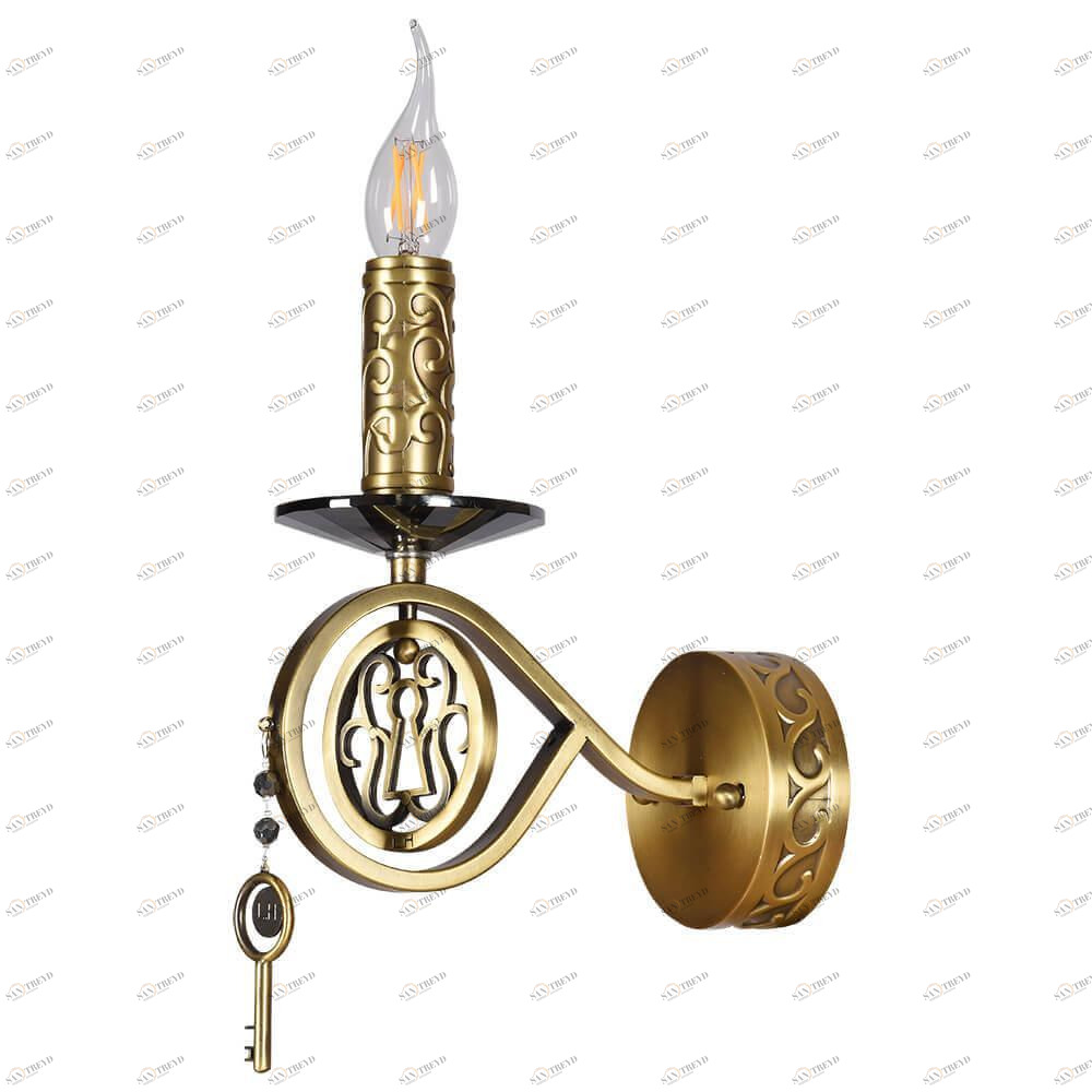 Бра настенное бронзовое Lumien Hall "Орабель" 2036/1W-ABP-SY LUMIEN HALL СВЕЧА 00-3929831 Бронза 