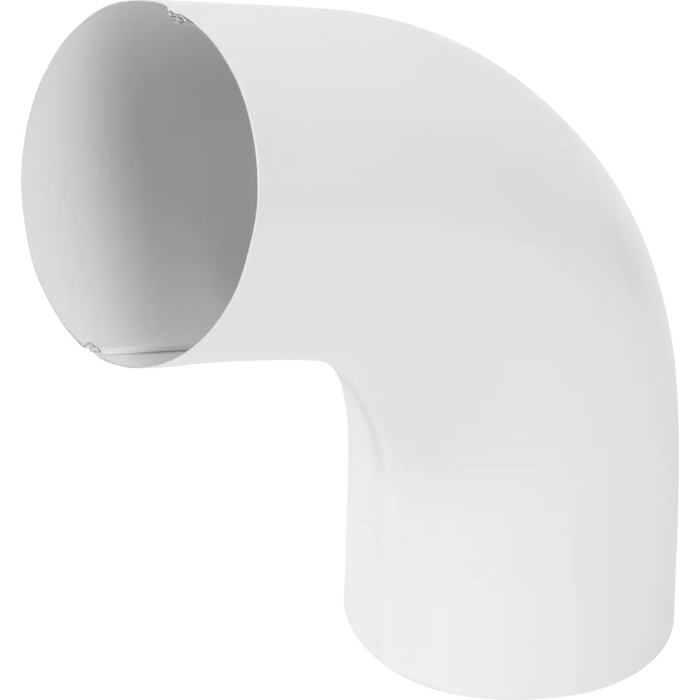 Колено на 70° для трубы цвет белый ИНТЕРПРОФИЛЬ STLM-2045006