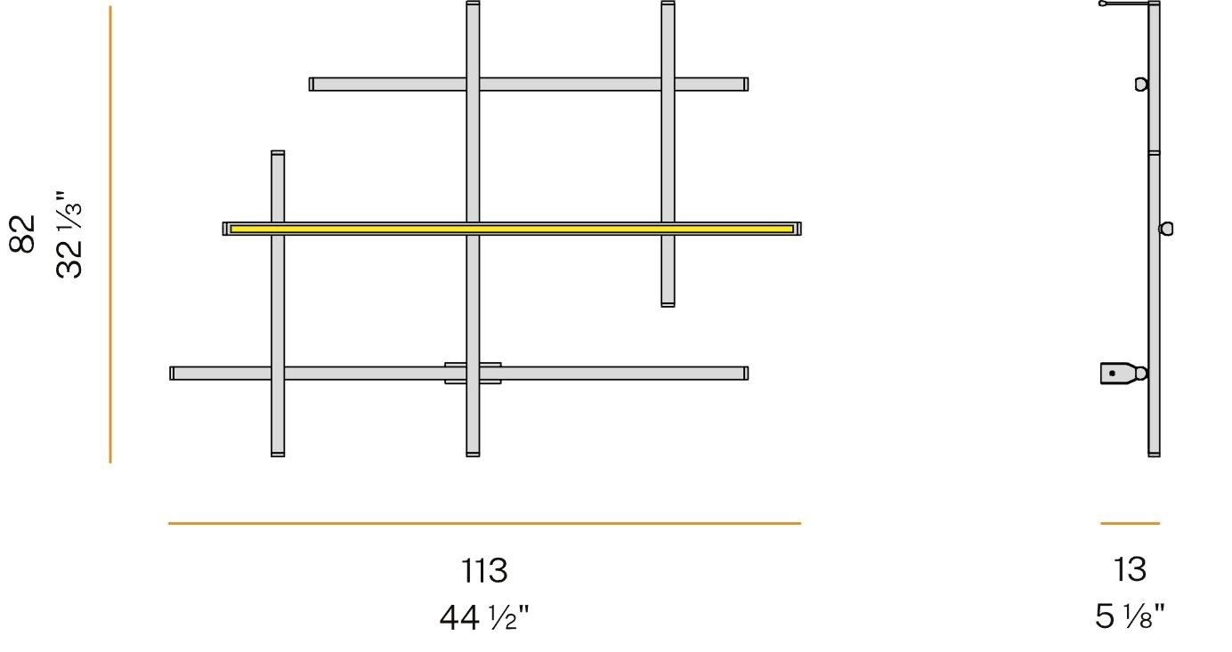 Алюминиевый светодиодный настенный светильник Panzeri Hilow ARCH-00050708 - Вид №5