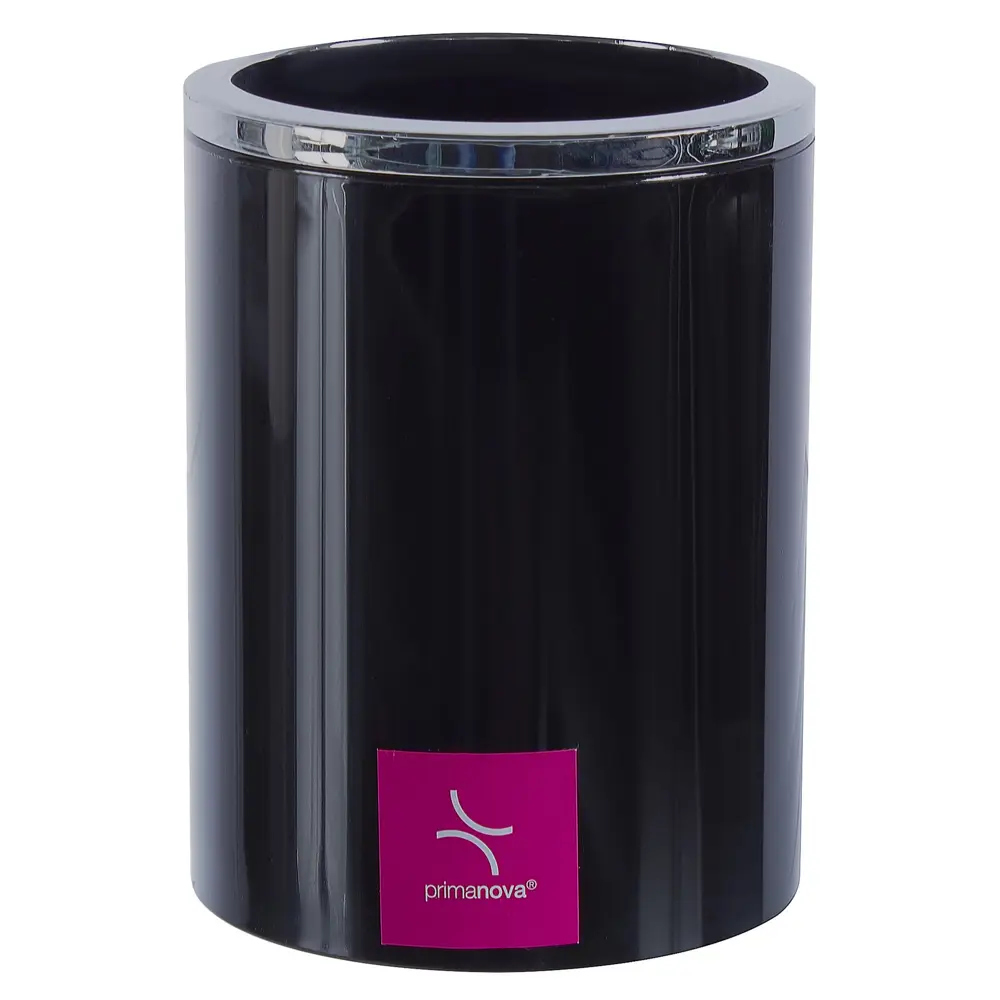 Стакан для зубных щёток настольный Lenox цвет чёрный PRIMANOVA STLM-2032480