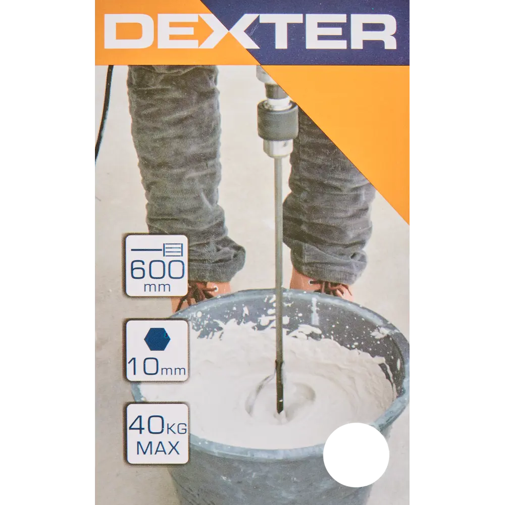 Насадка электромиксера Dexter для красок и смесей 600x130 мм, сталь STLM-2034936 - Вид №3