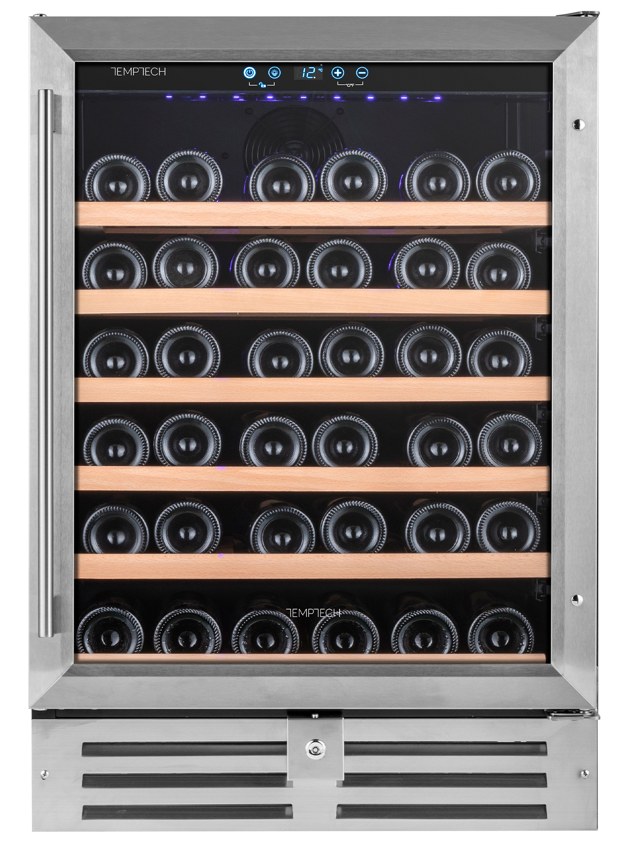 5360100 Винный шкаф Temptech WPQ60SCS серебристый STDN-0034432 - Вид №3