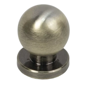 Мебельная ручка-кнопка бронза