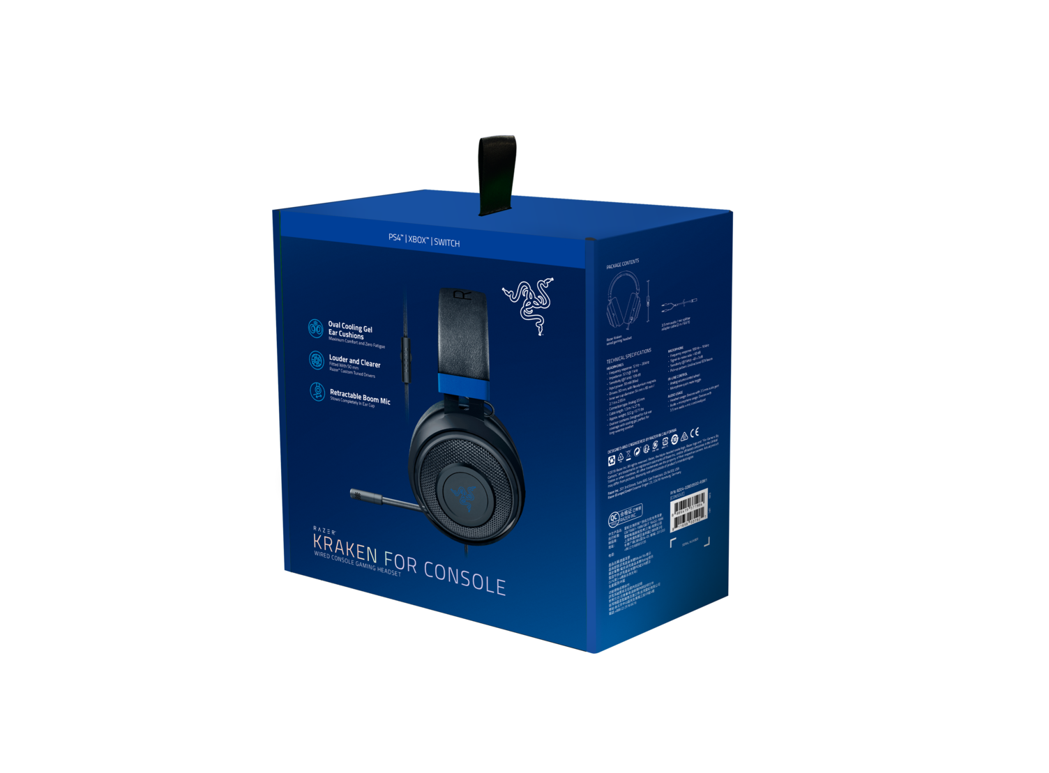 RZ04-02830500-R3M1 kraken for console - wired gaming headset for console - frml packaging Razer Santreyd  - Вид №4