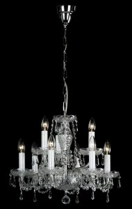 Traditional bathrooms Хрустальная люстра CHARLES 9 рожков из BOHEMIAN CUT CRYSTAL TB-KL-00-009