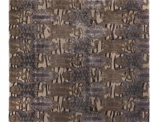 ETRO Home Interiors Ковер из шерсти и бамбукового шелка с квадратным рисунком  E.tin.571.b