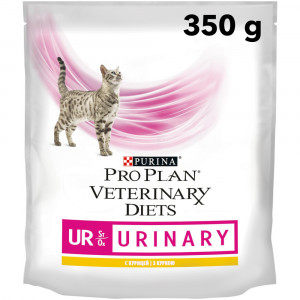 ПР0033153 Корм для кошек Veterinary Diets UR St/Ox при болезни нижних отделов мочевыводящих путей, курица сух. 350г Pro Plan